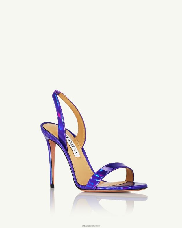 Aquazzura ソーヌードサンダル105 紫 DH8X052