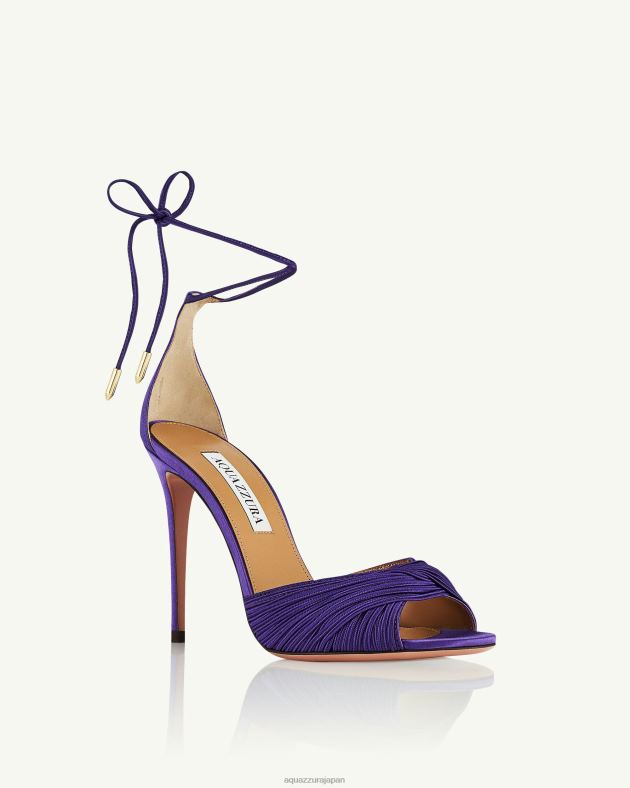 Aquazzura ベリーニ ビューティーサンダル 105 紫 DH8X053