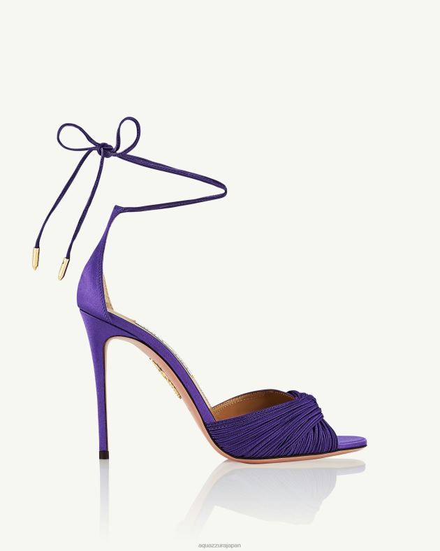 Aquazzura ベリーニ ビューティーサンダル 105 紫 DH8X053