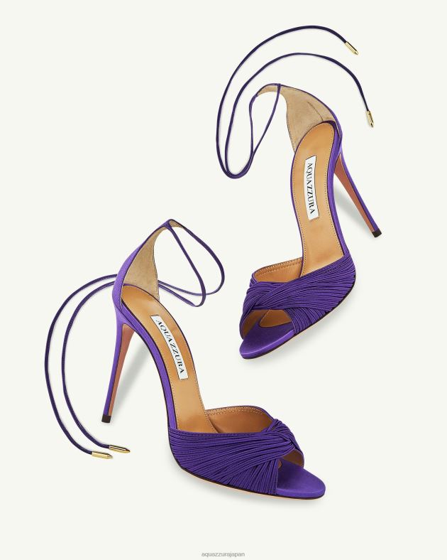 Aquazzura ベリーニ ビューティーサンダル 105 紫 DH8X053