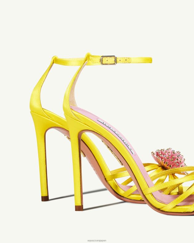 Aquazzura アネモネサンダル 105 黄色 DH8X066