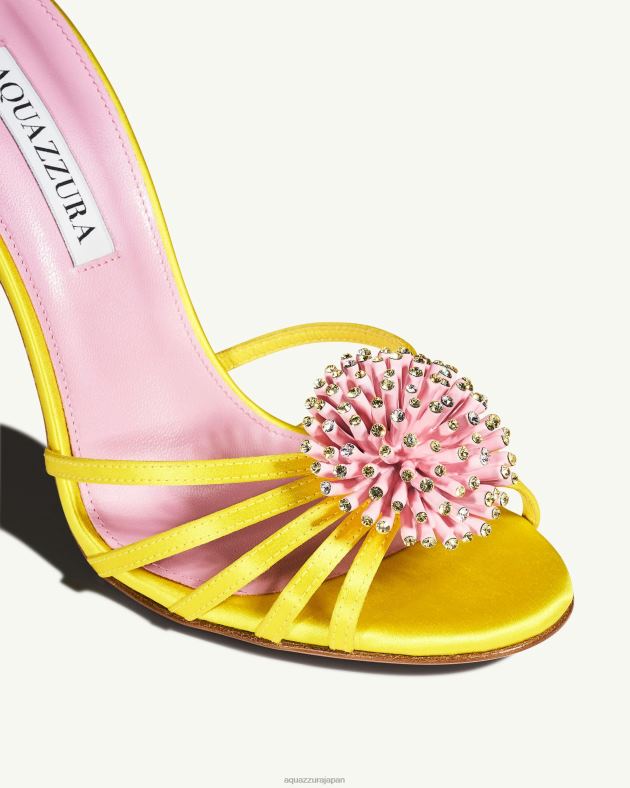 Aquazzura アネモネサンダル 105 黄色 DH8X066