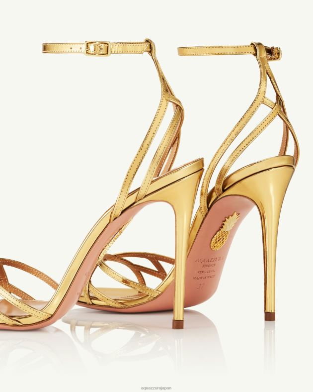 Aquazzura オール アイ ウォント サンダル 105 金 DH8X068