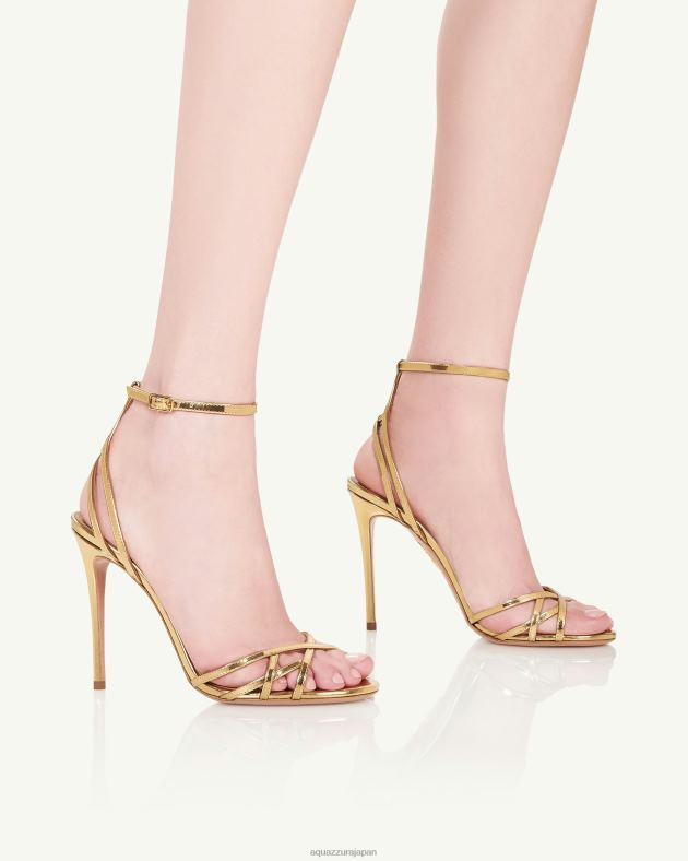 Aquazzura オール アイ ウォント サンダル 105 金 DH8X068