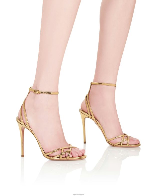 Aquazzura オール アイ ウォント サンダル 105 金 DH8X068