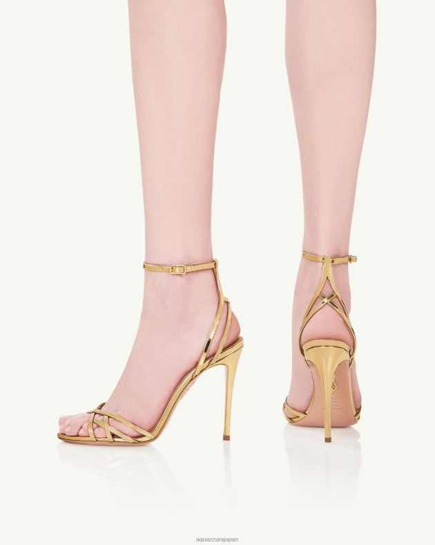 Aquazzura オール アイ ウォント サンダル 105 金 DH8X068