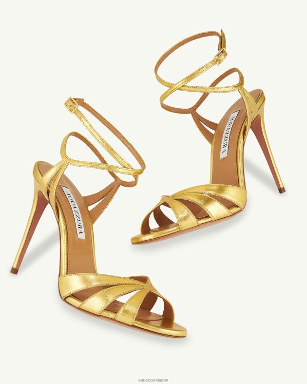 Aquazzura サイレンサンダル 105 金 DH8X073