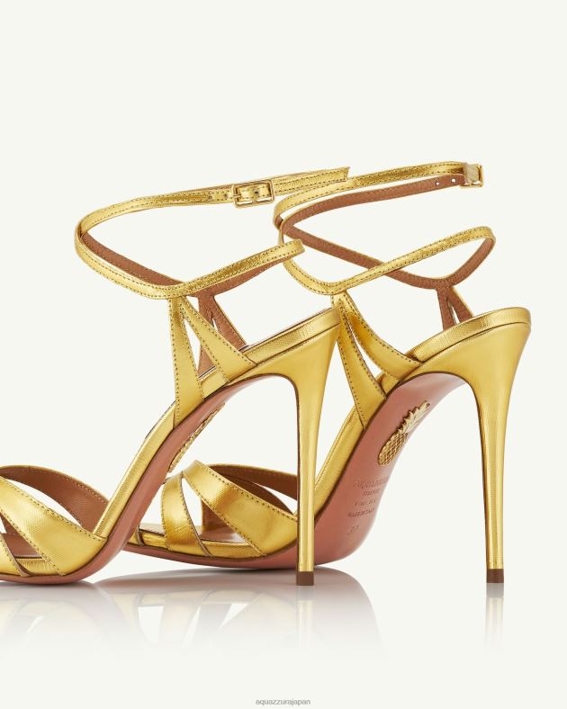 Aquazzura サイレンサンダル 105 金 DH8X073