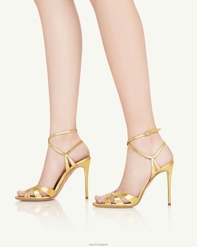 Aquazzura サイレンサンダル 105 金 DH8X073