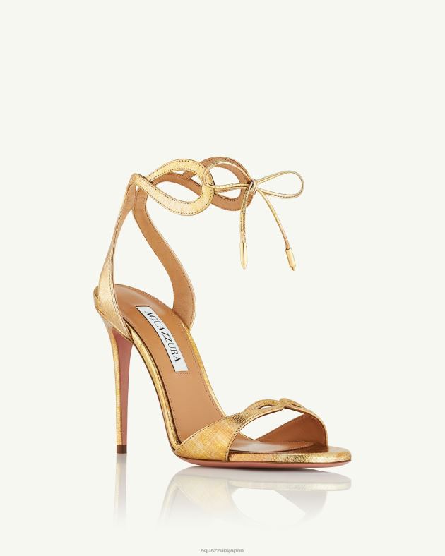 Aquazzura テッササンダル 105 金 DH8X074