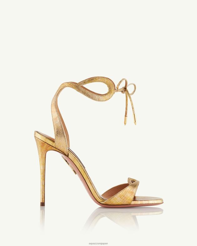 Aquazzura テッササンダル 105 金 DH8X074