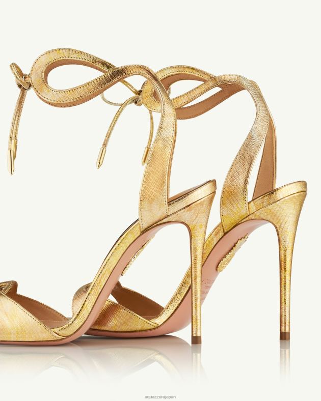 Aquazzura テッササンダル 105 金 DH8X074