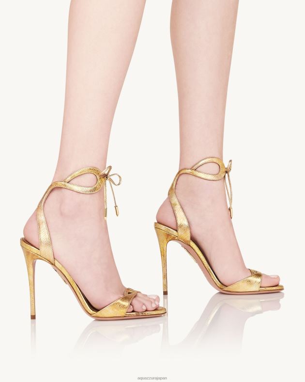 Aquazzura テッササンダル 105 金 DH8X074