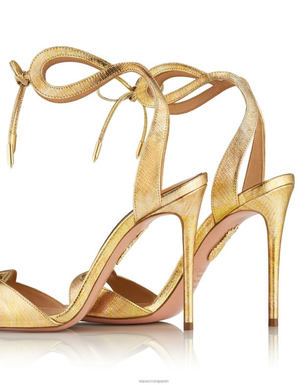 Aquazzura テッササンダル 105 金 DH8X074