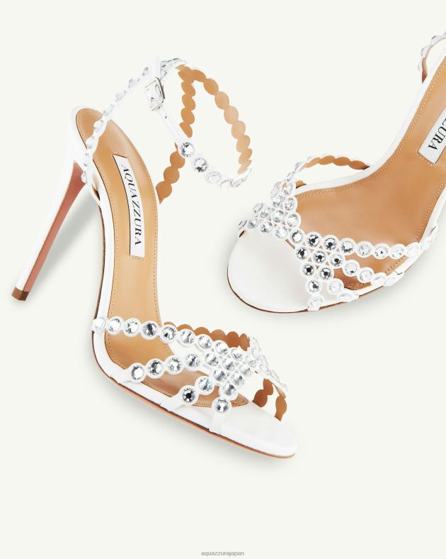 Aquazzura テキーラサンダル 105 白 DH8X077