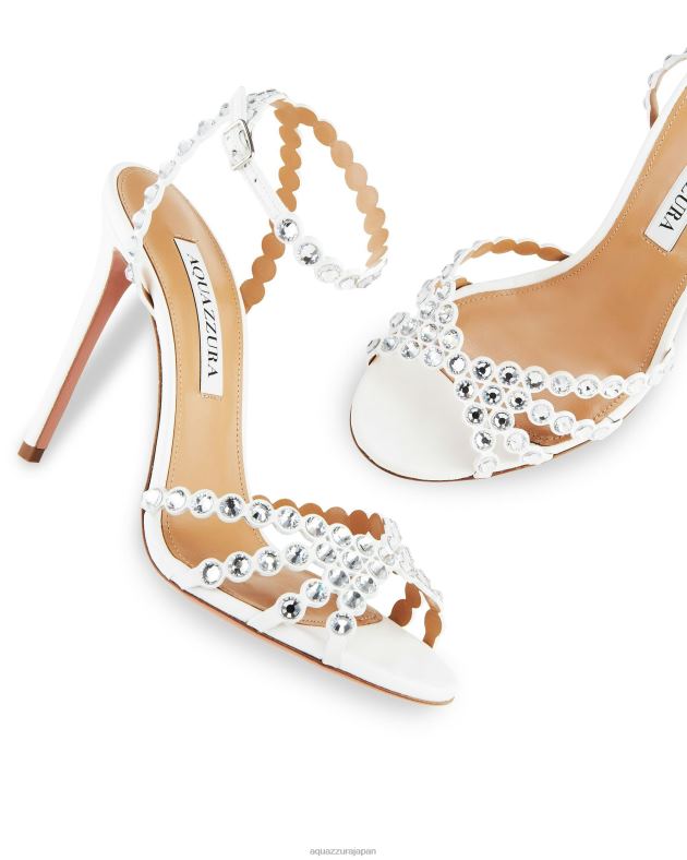 Aquazzura テキーラサンダル 105 白 DH8X077