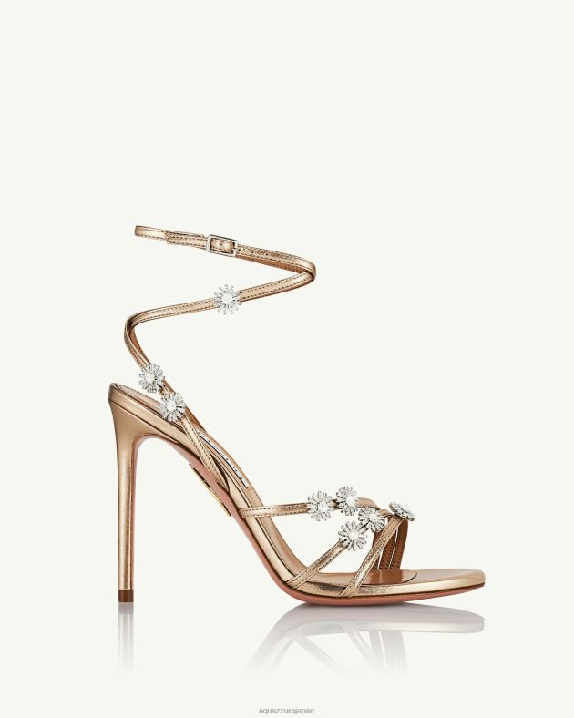 Aquazzura 星月夜サンダル 105 金 DH8X08