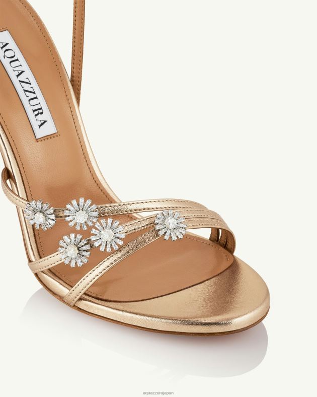 Aquazzura 星月夜サンダル 105 金 DH8X08