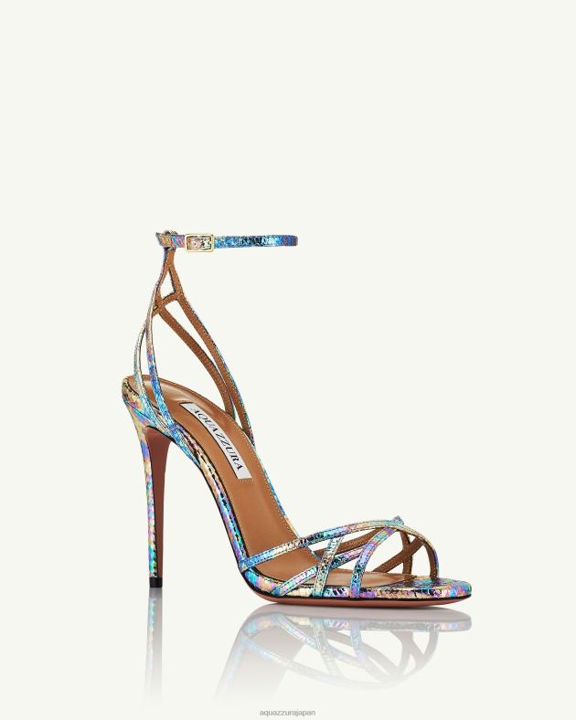 Aquazzura オール アイ ウォント サンダル 105 青 DH8X09