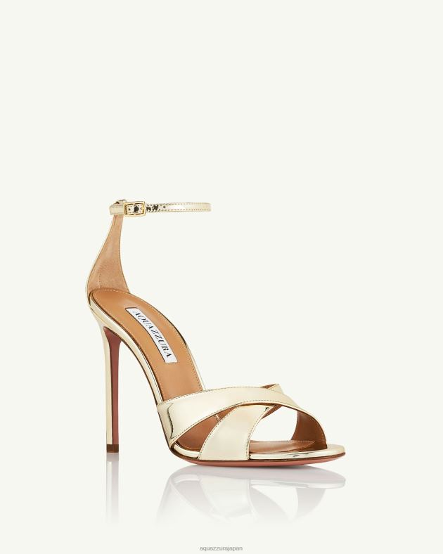 Aquazzura 神のサンダル 105 金 DH8X091