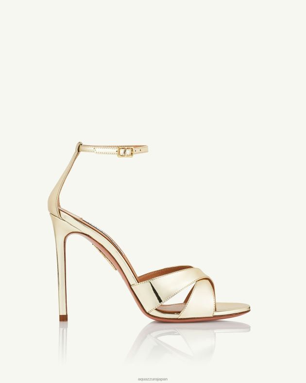 Aquazzura 神のサンダル 105 金 DH8X091