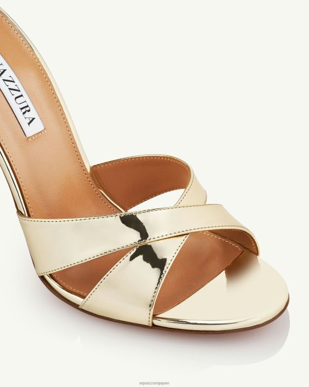 Aquazzura 神のサンダル 105 金 DH8X091