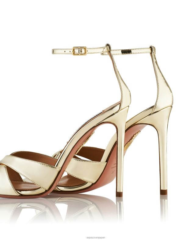 Aquazzura 神のサンダル 105 金 DH8X091