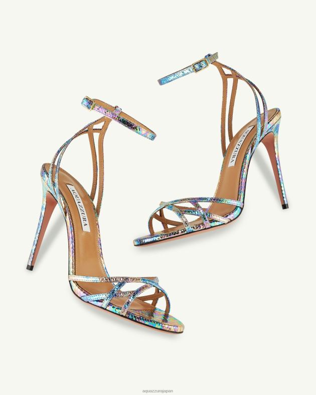 Aquazzura オール アイ ウォント サンダル 105 青 DH8X09