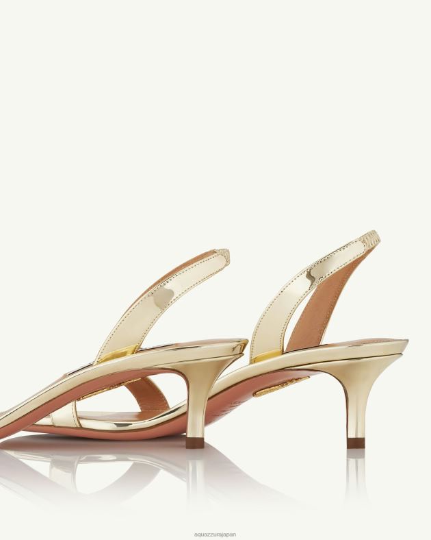 Aquazzura ソーヌードサンダル50 金 DH8X0108