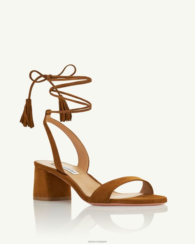 Aquazzura アルミサンダル50 茶色 DH8X0143