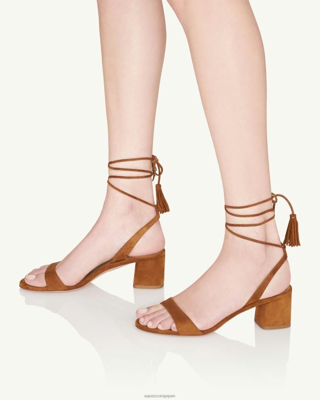 Aquazzura アルミサンダル50 茶色 DH8X0143