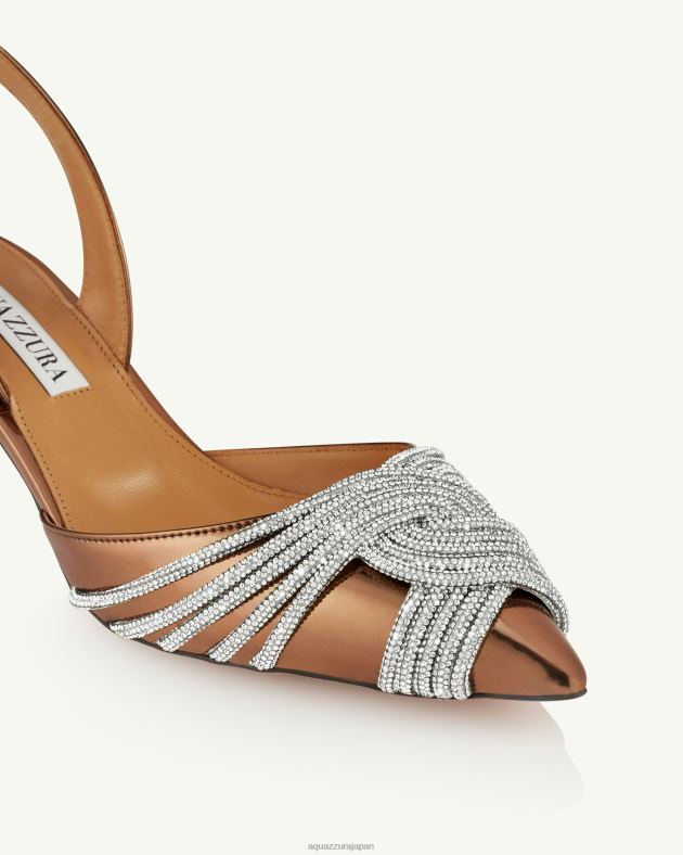 Aquazzura ギャツビースリング 50 茶色 DH8X0200