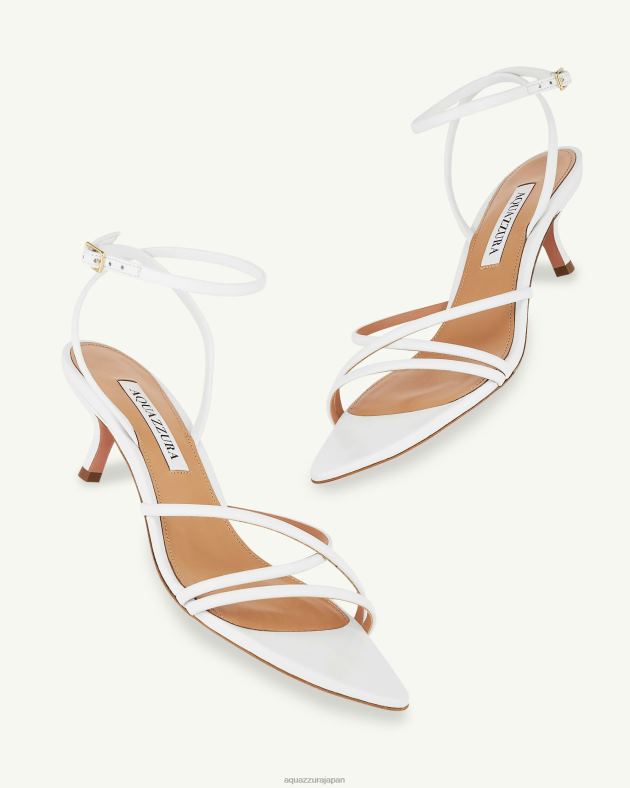 Aquazzura ロイサンダル50 白 DH8X020