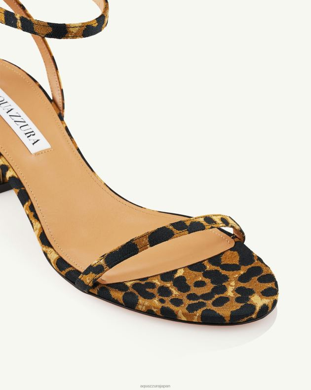 Aquazzura オーリーサンダル 50 ヒョウ DH8X05