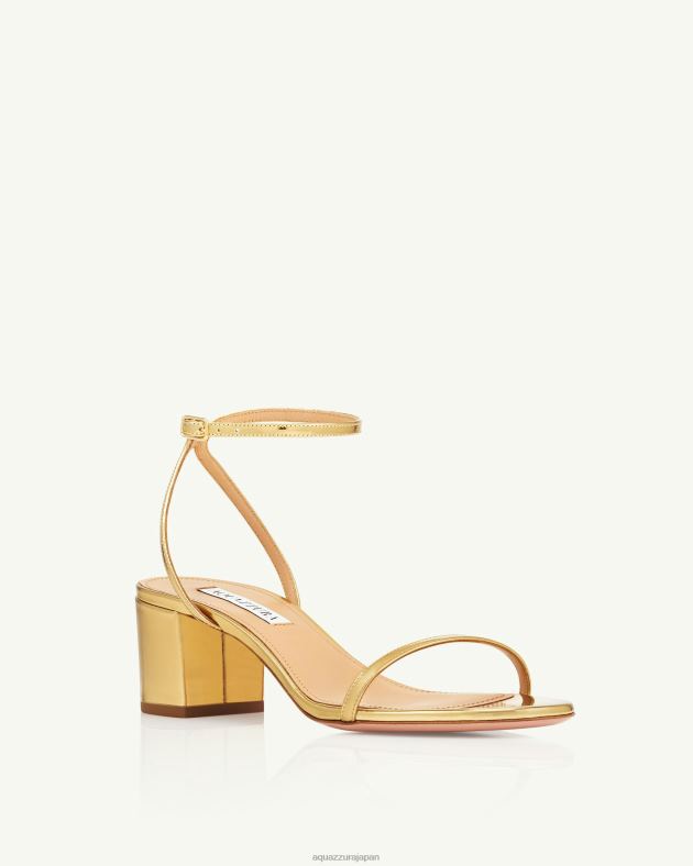 Aquazzura オーリーサンダル 50 金 DH8X075