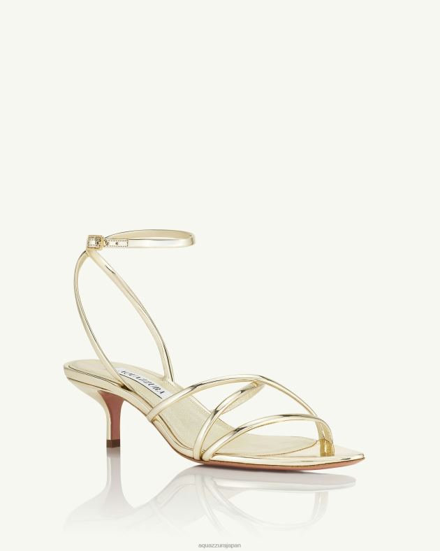 Aquazzura ロイサンダル50 金 DH8X076