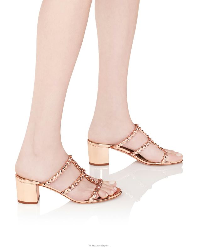 Aquazzura テキーラサンダル 50 金 DH8X088