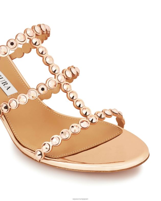 Aquazzura テキーラサンダル 50 金 DH8X088