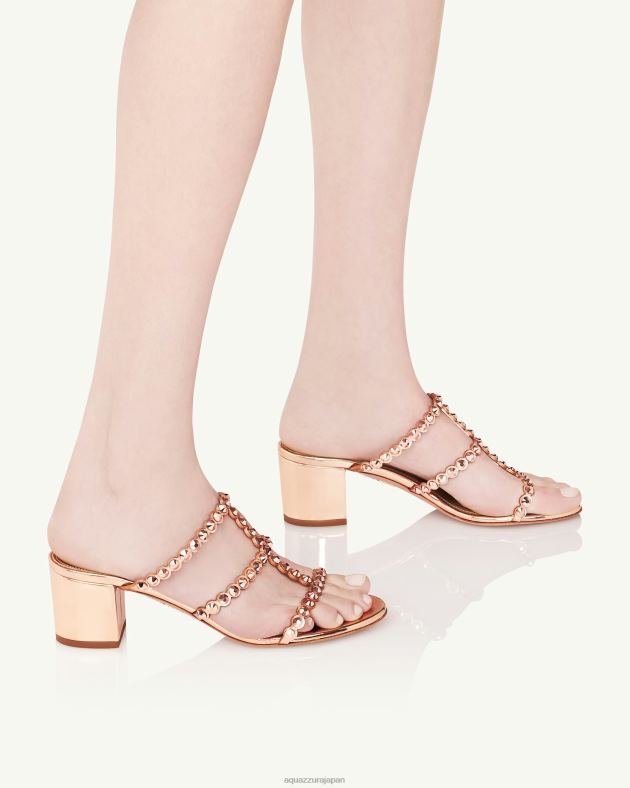 Aquazzura テキーラサンダル 50 金 DH8X088