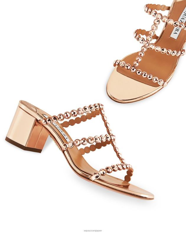 Aquazzura テキーラサンダル 50 金 DH8X088