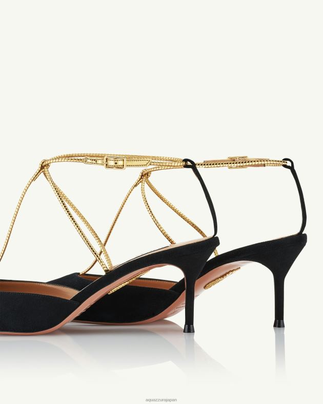 Aquazzura ロマンスポンプ 65 黒 DH8X0214