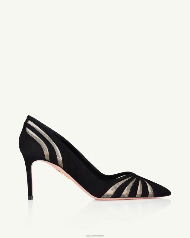 Aquazzura スパイポンプ 75 黒 DH8X0210