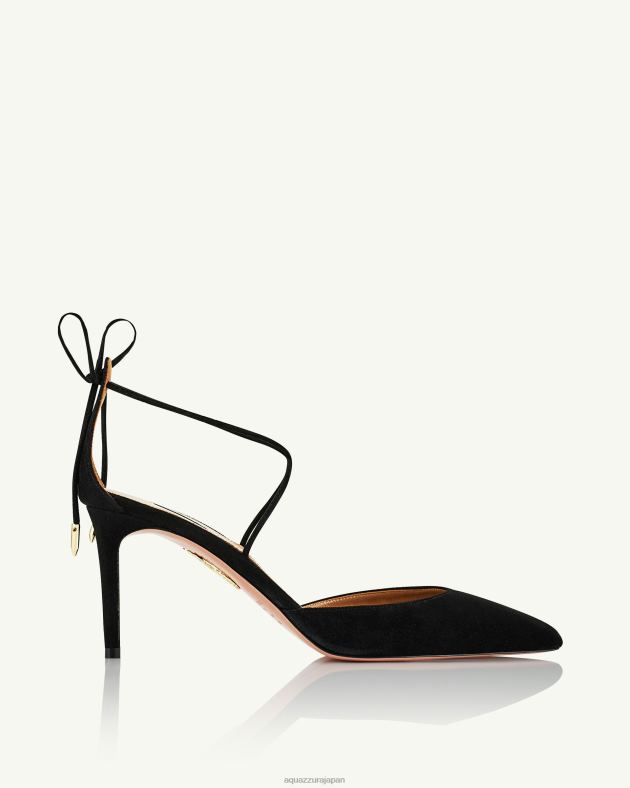 Aquazzura チェリーポンプ 75 黒 DH8X0224