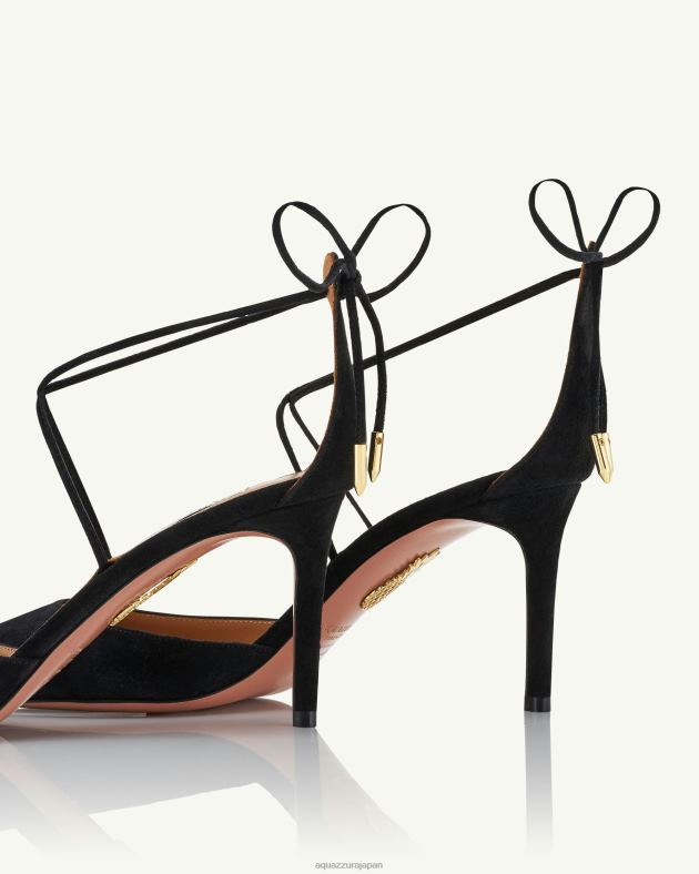 Aquazzura チェリーポンプ 75 黒 DH8X0224