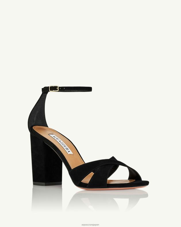 Aquazzura 神のサンダル 85 黒 DH8X0119