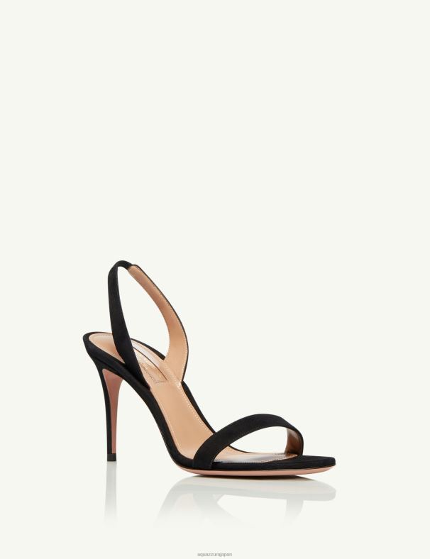 Aquazzura ソーヌードサンダル85 黒 DH8X0122