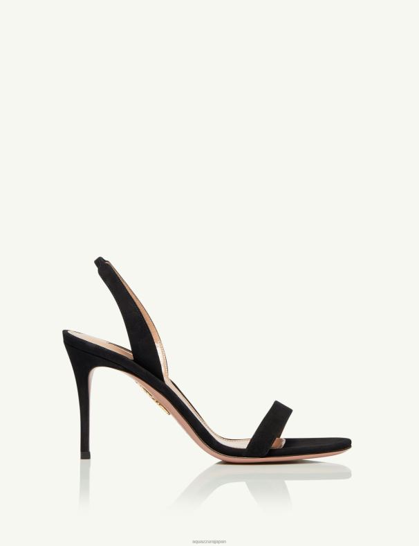 Aquazzura ソーヌードサンダル85 黒 DH8X0122