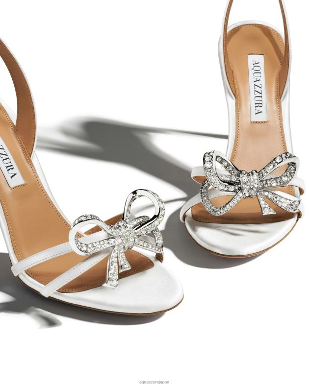 Aquazzura ベイビーサンダル85 白 DH8X0164