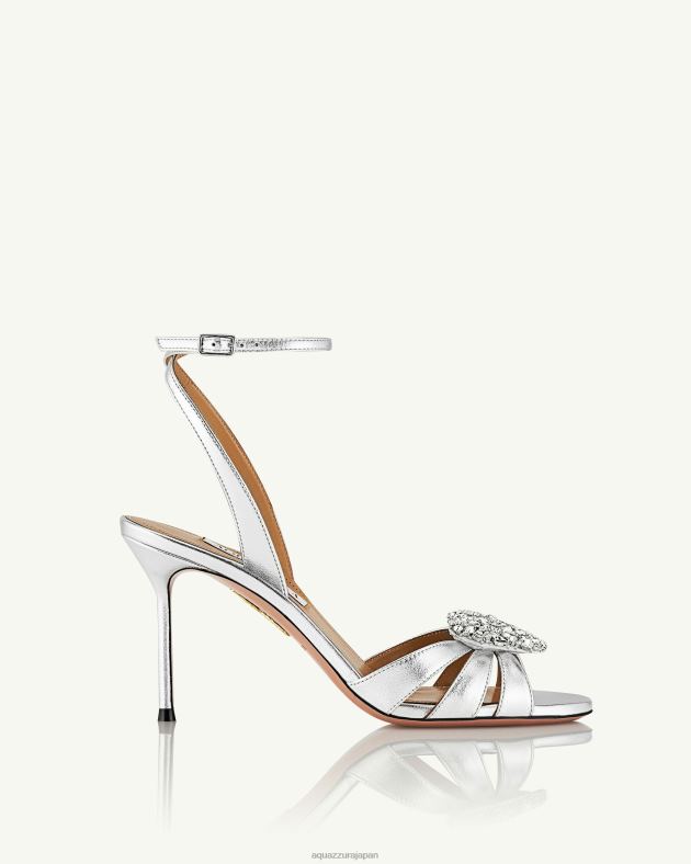 Aquazzura ラブミーサンダル85 銀 DH8X030