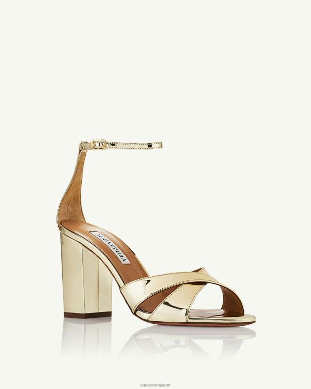 Aquazzura 神のサンダル 85 金 DH8X056